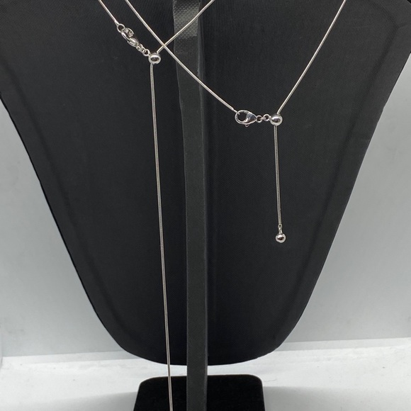 Sterling 925 Vietnam CZ Marquise Diamond Drop - Picture 6 of 8